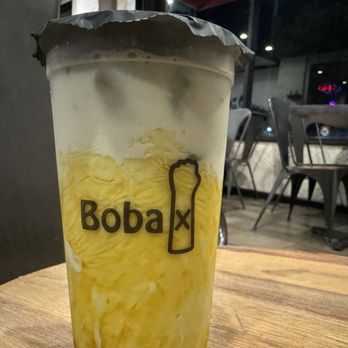 Boba X - Mango Matcha - Bubble Tea Near Me - Dublin, California Boba X - Mango Matcha - Bubble Tea Near Me - Dublin, California