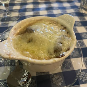 The Angus Barn - French onion soup. - Steakhouses Near Me - Raleigh, North Carolina