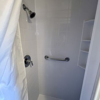 Julian Gold Rush Hotel - The tiny shower in room 12 - very clean but barely holds one person lol - Hotels Near Me - Julian, California Julian Gold Rush Hotel - The tiny shower in room 12 - very clean but barely holds one person lol - Hotels Near Me - Julian, California