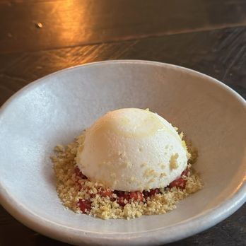 Dirt Candy - Burrata ice cream - Vegetarian Near Me - New York, New York