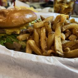 JJ's Grill - JJJ's famous cheeseburger.