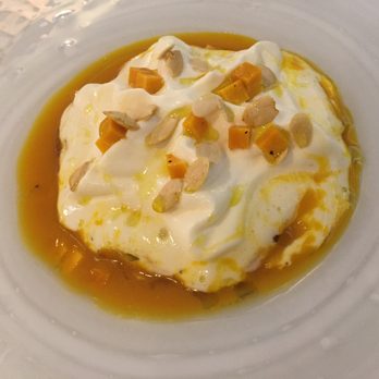 Piazza del Popolo - Pumpkin soup with blue cheese foam - Italian Near Me - San Miniato, PI