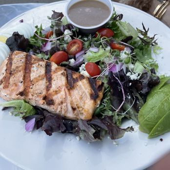 Clarion River Brewing Company - Cobb salad with Grilled Salmon added - Breweries Near Me - Clarion, Pennsylvania Clarion River Brewing Company - Cobb salad with Grilled Salmon added - Breweries Near Me - Clarion, Pennsylvania