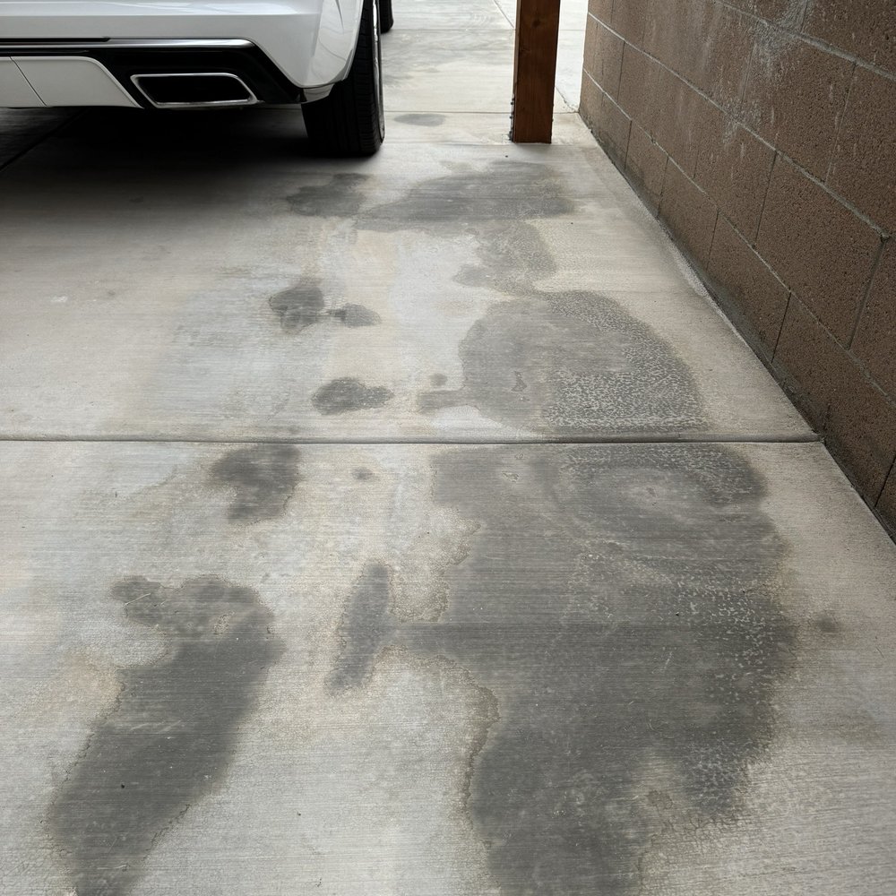 Razo Landscape Services - Stained, two toned cement - Masonry/Concrete Near Me