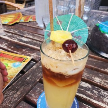 Forbidden Island - My first drink pineapple mai tai - Tiki Bars Near Me - Alameda, California Forbidden Island - My first drink pineapple mai tai - Tiki Bars Near Me - Alameda, California