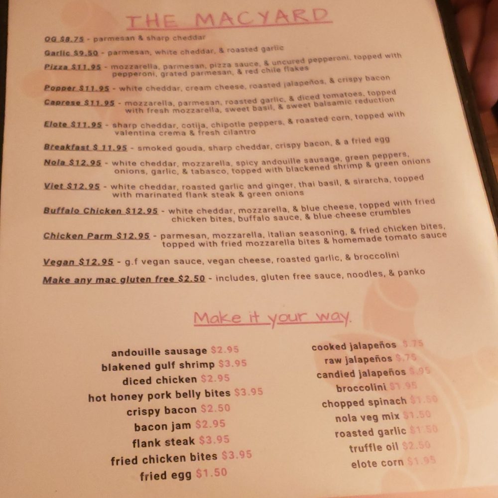 The Backyard - Menu - American Near Me - Seabrook, Texas The Backyard - Menu - American Near Me - Seabrook, Texas