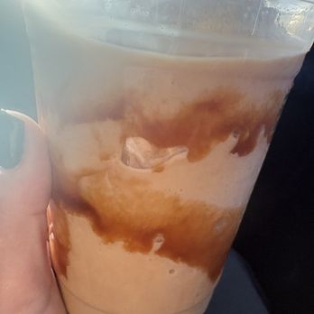 The Coffee Bean & Tea Leaf - Caramel ice blended with oat milk and thick - Coffee & Tea Near Me - Las Vegas, Nevada