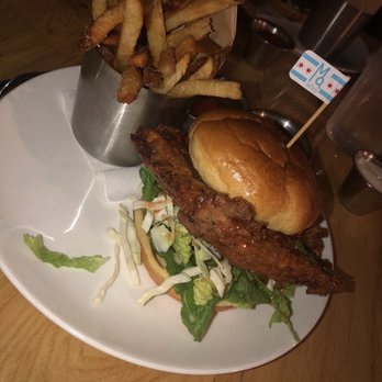 The Marq - Fried Hot Chicken Sandwich - New American Near Me - Chicago, Illinois The Marq - Fried Hot Chicken Sandwich - New American Near Me - Chicago, Illinois