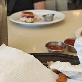 Horseless Carriage Restaurant - Bagels n lox and my finished skillet - Diners Near Me - North Hills, California Horseless Carriage Restaurant - Bagels n lox and my finished skillet - Diners Near Me - North Hills, California