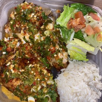 Chicken Maison - 1/2 Spicy Lemon Garlic Chicken - Mediterranean Near Me - Santa Ana, California