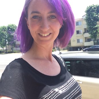 The Local Salon - Walking my pup, with style! Color and style by Kayleigh Irene Fiedler - Hair Salons Near Me - Burbank, California