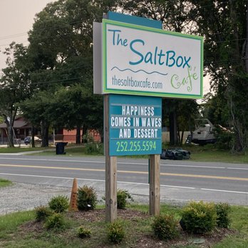 The SaltBox Cafe - Outside sign - New American Near Me - Kill Devil Hills, North Carolina The SaltBox Cafe - Outside sign - New American Near Me - Kill Devil Hills, North Carolina
