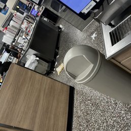 Trash on floors