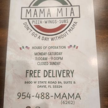 Mama Mia - Chicken Wings Near Me - Davie, Florida