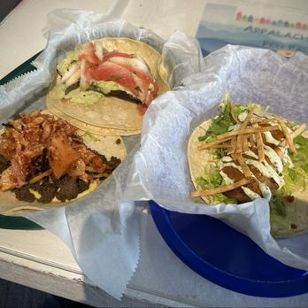White Duck Taco Shop - Crispy pork belly, Chicken tikka masala, Korean beef bulgogi - Tacos Near Me - Arden, North Carolina White Duck Taco Shop - Crispy pork belly, Chicken tikka masala, Korean beef bulgogi - Tacos Near Me - Arden, North Carolina