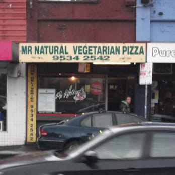 Mr Natural Vegetarian Pizza - Fast Food Near Me - St Kilda, VIC