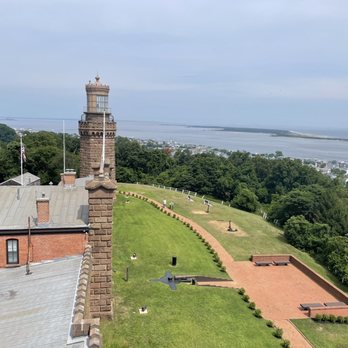 Twin Lights Historic Site - The view from the South Tower. - Museums Near Me - Highlands, New Jersey Twin Lights Historic Site - The view from the South Tower. - Museums Near Me - Highlands, New Jersey