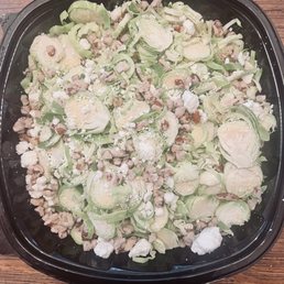Bacon Brussels sprouts salad