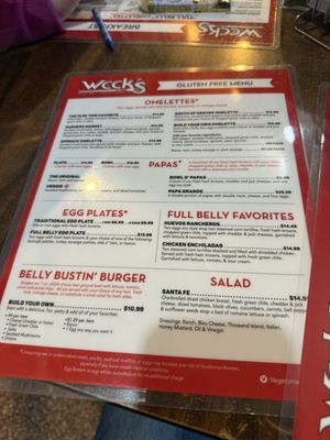 Menu photo 5 Weck's Rio Rancho, NM