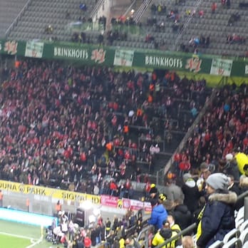 Signal-Iduna-Park - Bayern Munich away section about 1 hour before kick - Stadiums & Arenas Near Me - Dortmund, NW Signal-Iduna-Park - Bayern Munich away section about 1 hour before kick - Stadiums & Arenas Near Me - Dortmund, NW