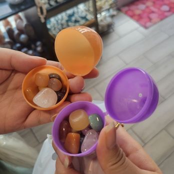 We Rock Rocks - Stones in the mystery eggs/basket - Spiritual Shop Near Me - Wesley Chapel, Florida