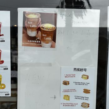 Not Latte - Menu - Cafes Near Me - San Francisco, California Not Latte - Menu - Cafes Near Me - San Francisco, California
