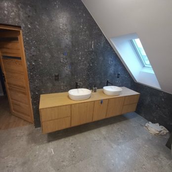 D&M Remodeling - a bathroom under construction - Flooring Near Me