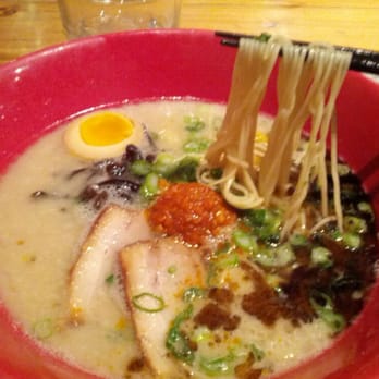 IPPUDO NY - Akamaru modern with spiced soft boiled egg. - Ramen Near Me - New York, New York IPPUDO NY - Akamaru modern with spiced soft boiled egg. - Ramen Near Me - New York, New York