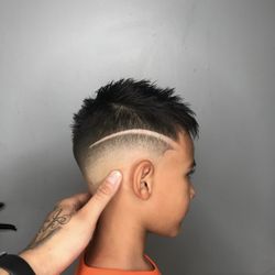 Tribe Hair Artistry - Barber cut with design