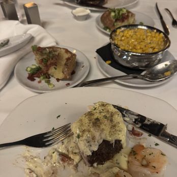 Kennedy's Steakhouse - Kennedy steak, baked potato and creamed corn. All delicious. - Steakhouses Near Me - Eugene, Oregon Kennedy's Steakhouse - Kennedy steak, baked potato and creamed corn. All delicious. - Steakhouses Near Me - Eugene, Oregon