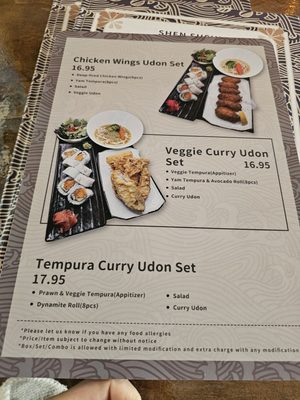 Menu photo 3 Shen Sushi Burnaby, BC