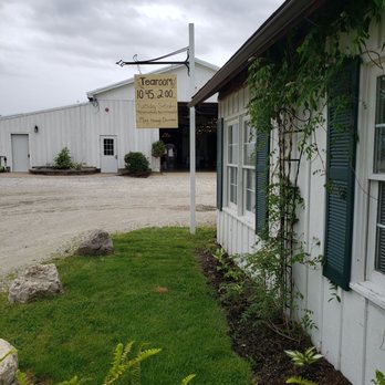 Venue 5126 - Outside tea room looking toward barn where weddings  and receptions are held - Venues & Event Spaces Near Me - Oswego, Illinois