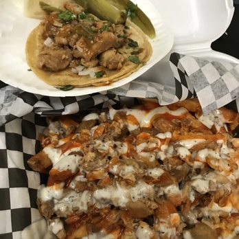 Javi's Tacos - Buffalo chicken fries with chicken tacos.. - Food Trucks Near Me - Turlock, California Javi's Tacos - Buffalo chicken fries with chicken tacos.. - Food Trucks Near Me - Turlock, California