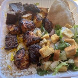 Chicken Breast Kebab & Beef Kebab Combo Chicken Breast Kebab & Beef Kebab Combo