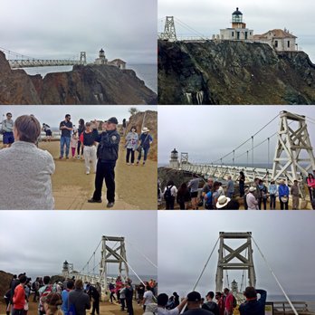Point Bonita Lighthouse - The lighthouse, bridge, tourists and tour guide. - Landmarks & Historical Buildings Near Me - Sausalito, California Point Bonita Lighthouse - The lighthouse, bridge, tourists and tour guide. - Landmarks & Historical Buildings Near Me - Sausalito, California