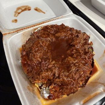 T D's Barbecue - All The Way Potato - Desserts Near Me - Dallas, Texas T D's Barbecue - All The Way Potato - Desserts Near Me - Dallas, Texas