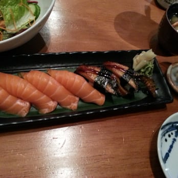 Sushimoto - Salmon and unagi nigiri - Japanese Near Me - Burnaby, British Columbia Sushimoto - Salmon and unagi nigiri - Japanese Near Me - Burnaby, British Columbia