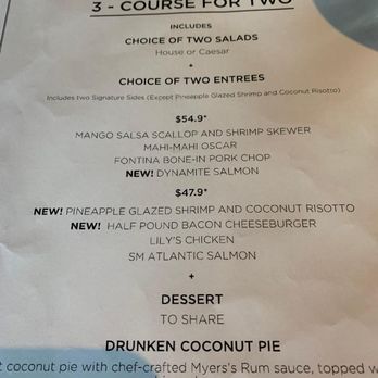 Bonefish Grill - Prix fixe menu - Seafood Near Me - Newtown Square, Pennsylvania