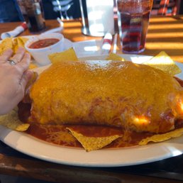 Large "Macho" wet burrito! Absolutely huge, easily 3 meals for someone with a small to medium appetite. Well worth $19