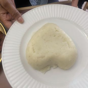 Nigerian Cuisine - Pounded yam very thick - African Near Me - Las Vegas, Nevada