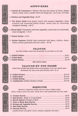 Menu photo 5 Jose's Mexican Food Spring Lake, NJ