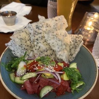 Hudson & Nash - Tuna Poke from day one - New American Near Me - San Diego, California Hudson & Nash - Tuna Poke from day one - New American Near Me - San Diego, California