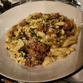 Fete - Lamb sausage pasta on cavatelli ricotta pasta - New American Near Me - Honolulu, Hawaii Fete - Lamb sausage pasta on cavatelli ricotta pasta - New American Near Me - Honolulu, Hawaii