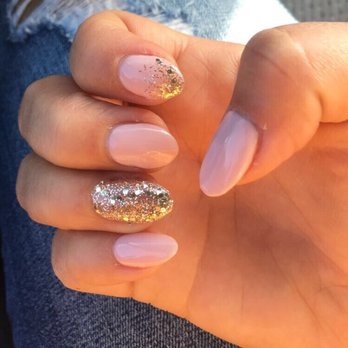 KB Nails - Natural nails with gel nail polish. Christine did a good job shaping them. I love how they turned out - Nail Salons Near Me - Sacramento, California
