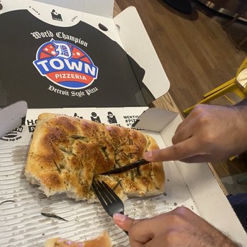 DTown Pizzeria - Herb Foccacia - Pizza Near Me - Canoga Park, California