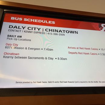 Red Hawk Resort + Casino  - Bus schedule as of May 09, 2025 - Casinos Near Me - Placerville, California