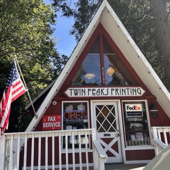 Twin Peaks Printing - Cutest little A Frame around - Printing Services Near Me - Twin Peaks, California