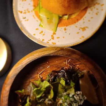 Sampa - Tamarind Salad and Tempura Squash Blossom - Asian Fusion Near Me - Los Angeles, California