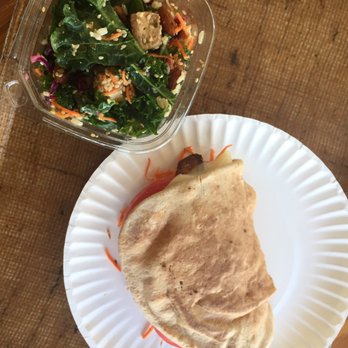 Whole Earth Center - Whole earth salad (this small container was $3.30 but in general it's $9.99/lb) and fakin' bakin' melt ($4.99) - Grocery Near Me - Princeton, New Jersey