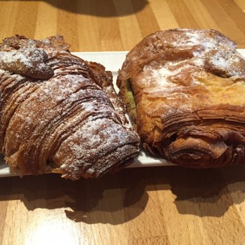 Mamie Clafoutis - Pistachio and choc pistachio croissant  Best ever!! - Coffee & Tea Near Me - Montreal, Quebec